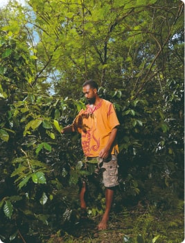Personne en forêt